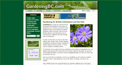 Desktop Screenshot of gardeningbc.com